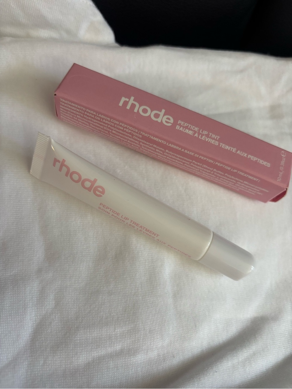 RHODE Peptide Lip Tint & Treatment — vanilla cake